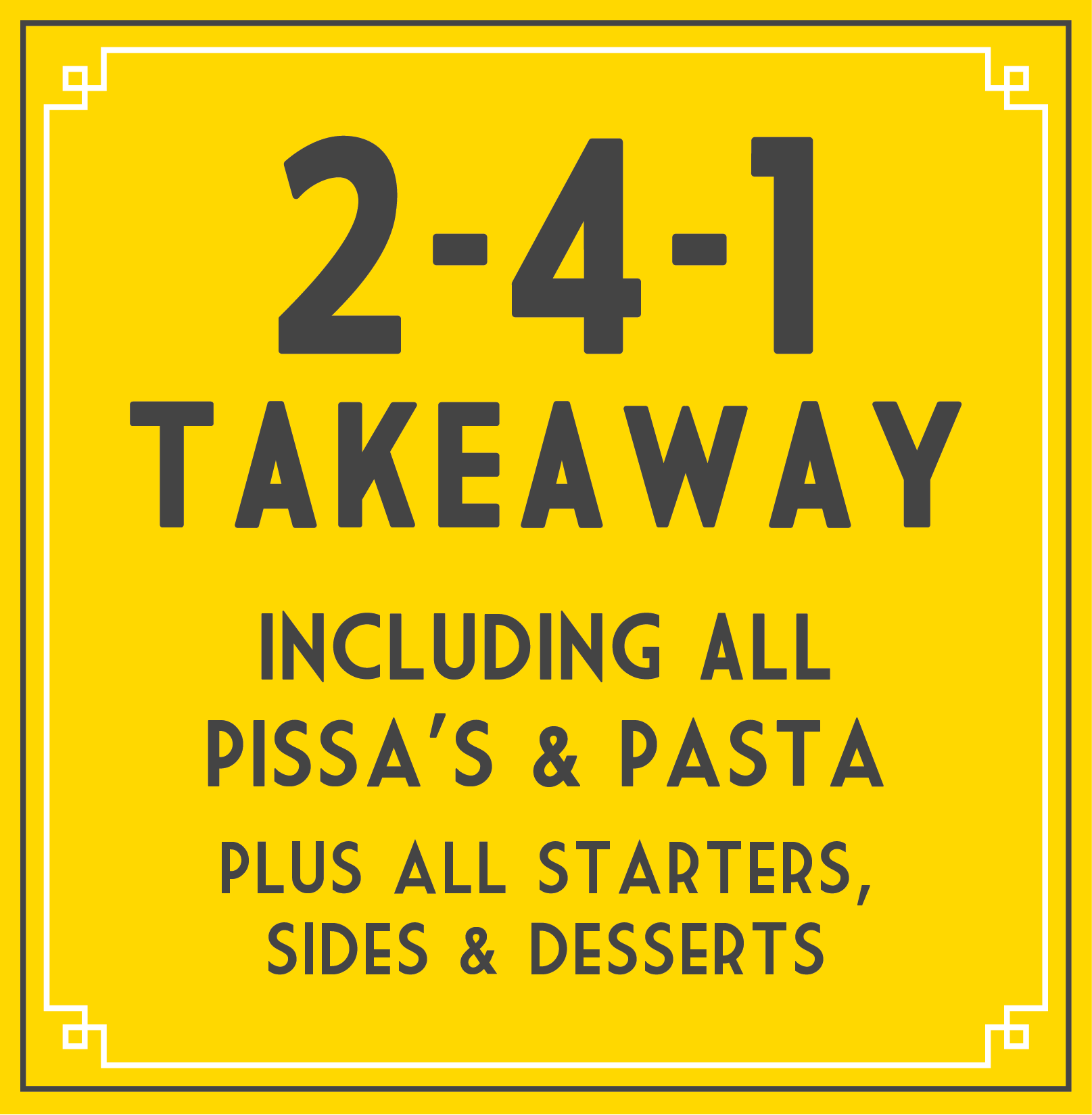 2-4-1 Takeaway